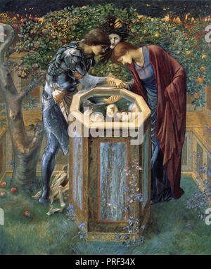 Edward Burne-Jones, la cabeza de la película, pintura, 1886-1887