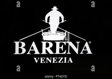 Logo das der Marke/ el logotipo de la marca Barena Venezia', Helsinki (nur  fuer redaktionelle Verwendung. Keine Werbung. Referenzdatenbank:   Fotografía de stock - Alamy