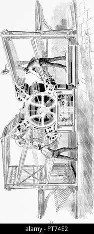 "Una breve historia de la imprenta y de las mejoras en la maquinaria de impresión desde la época de Gutenberg hasta el día de hoy" (1902) Foto de stock