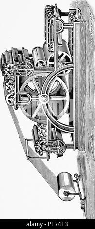 "Una breve historia de la imprenta y de las mejoras en la maquinaria de impresión desde la época de Gutenberg hasta el día de hoy" (1902) Foto de stock