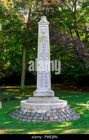 Gordon Highlanders India 1898 War Memorial en Duthie Park, Aberdeen, Escocia