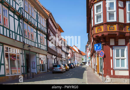 Steinstrasse, Duderstadt, Baja Sajonia, Alemania, Europa Foto de stock