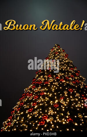 Las Palabras Italianas Buon Natale Que Significa Feliz Navidad