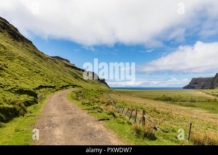 Reino Unido, Escocia, Inner Hebrides, Isle Of Skye, camino de Talisker Bay