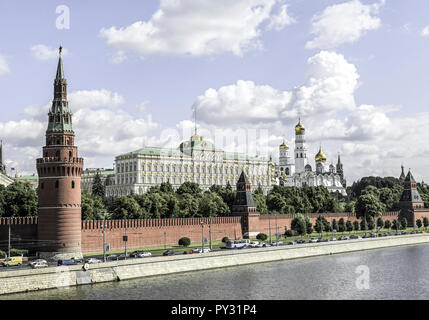 En Moskau Kreml, Russland Foto de stock