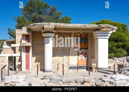 El Sur Propylaeum, Palacio de Knossos, Minoica (Irakleio Heraklion), región Irakleio, Creta (Creta), Grecia