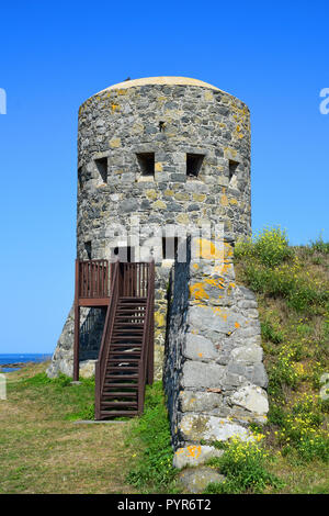 Martello Tower nº 11 Guernsey Foto de stock