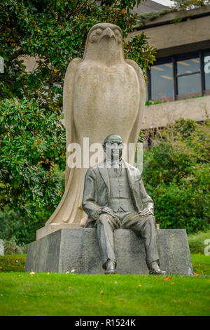 Denkmal Calouste Gulbenkian, Av. de Berna, Lisboa, Portugal Foto de stock