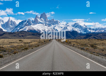 Camino al Monte Fitz Roy en Argentina