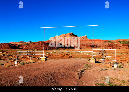 La belleza natural de los cañones de roca roja y arenisca en Arizona. Ee.Uu. Foto de stock