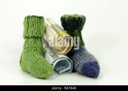 Sparstrumpf,tejer,artesanía,calcetines,hechos a mano Foto de stock