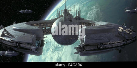 STAR WARS: Episodio 1 - La Amenaza fantasma 1999 Producción de Lucasfilm Foto de stock