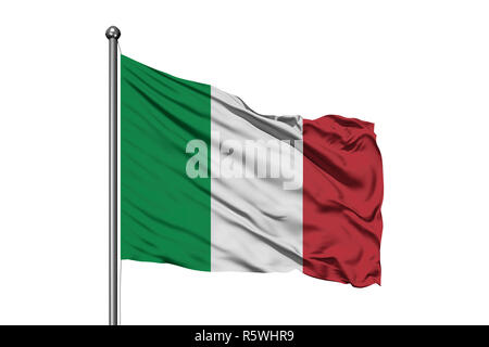 bandera italiana ondeando gif