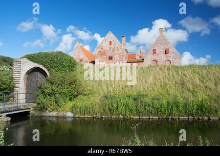 Burg spottrup,de Jutlandia, Dinamarca Foto de stock