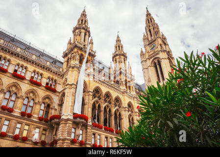 Ayuntamiento de Viena, Wiener Rathaus, Austria Foto de stock