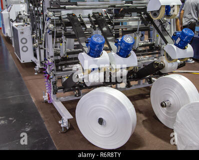 Extrusora de polietileno para la industria de la bolsa de plástico