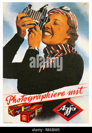 Publicidad Publicidad vintage Z2073 Productos fotográficos AGFA 