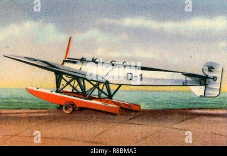 Heinkel He 5e hidroavión, 1932. Creador: Desconocido. Foto de stock