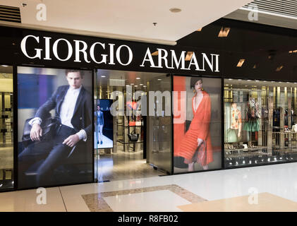 Hong Kong, 7 de abril de 2019: Giorgio Armani tienda en Hong Kong  Fotografía de stock - Alamy