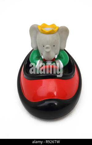 Vintage 1992 Elefante Barbar Coche de juguete Foto de stock