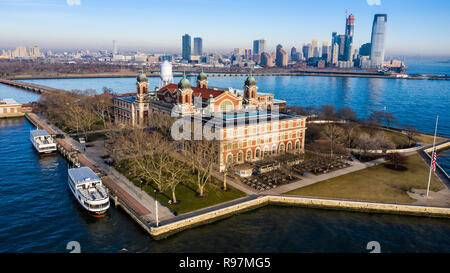 Ellis Island, Nueva York, NY, EE.UU. Foto de stock