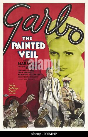 El título de la película original: The Painted Veil. Título en inglés: The Painted Veil. Año: 1934. Director: Richard Boleslavski. Crédito: M.G.M. / Álbum Foto de stock