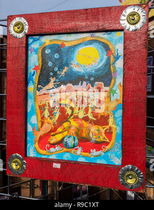 Giclee impresiones sobre lienzo por Kerry Maeder 'Flying Pig Studio' Foto de stock