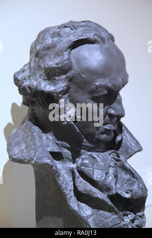 Busto de Francisco de Goya y Lucientes 1915 por el artista Mariano Benlliure Gil 1862-1947