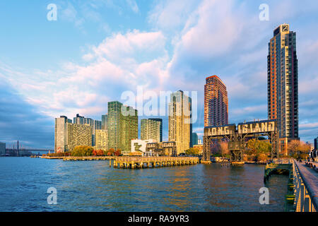 Long Island City, Queens, Nueva York, Ciudad de Nueva York Foto de stock
