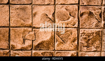 Efecto de textura de piso de baldosas Fotografía de stock - Alamy