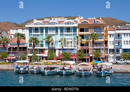 El puerto Marmaris, Egeo turco, Turquía, Asia Foto de stock