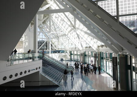 Interior Del Centro De Convenciones De Los Angeles Situado En El Corazon De Los Angeles El Lacc Es El Principal Destino De Reuniones Convenciones Y Especial E Fotografia De Stock Alamy