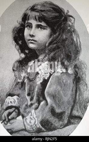 Señora Elizabeth Bowes Lyon (más tarde la reina consorte Isabel de Gran Bretaña), 1906 Foto de stock