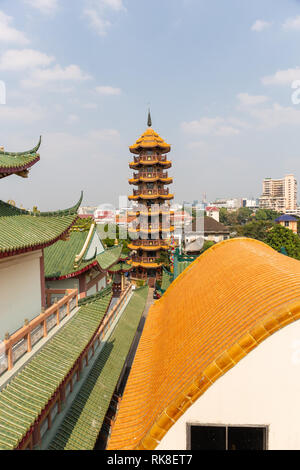 Che Chin Khor styple Templo pagoda china y en Bangkok, Tailandia