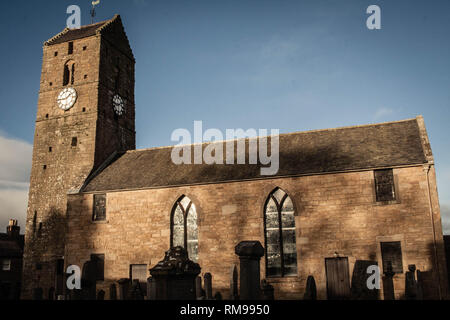 La iglesia de St Serf, Dunning, Perthshire, Escocia Foto de stock