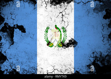Guatemala grunge y marca sucia ilustración. Perfecto para propósitos de fondo o textura. Foto de stock