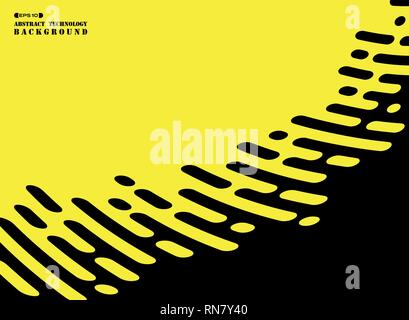 Simple fondo rayado - negro y amarillo - líneas diagonales, negro y