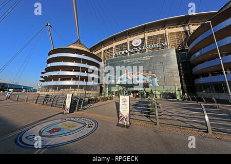 City of Manchester Stadium, el Etihad, MCFC, 13 Rowsley St, East Manchester M11 3FF