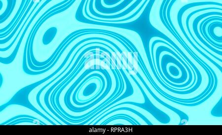 8K UHD Azul y cian Blob psicodélico abstracta Wallpaper