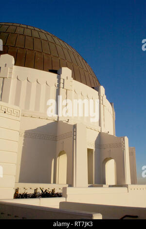 Observatorio Griffith dome, Los Angeles Foto de stock
