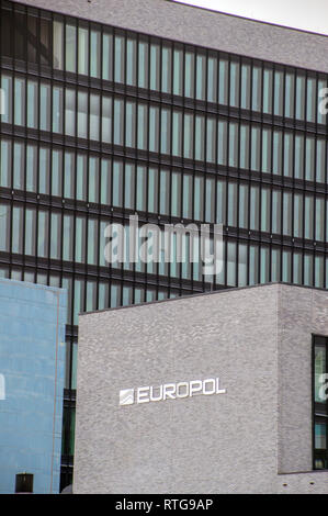 Edificio de Europol en Den Haag Holanda 2018 Foto de stock