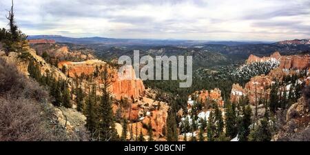 Vistas panorámicas en Bryce Canyon National Park. Foto de stock