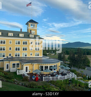 Mountain View Grand Resort, Whitefield, New Hampshire, Estados Unidos Foto de stock