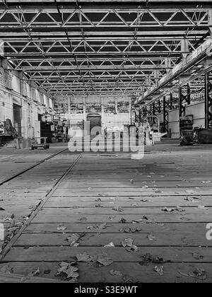 Antiguo ferrocarril midland Imágenes de stock en blanco y negro - Alamy