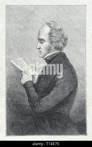 Ilustración de Jean Baptiste Joseph Fourier (1768-1830), un matemático ...