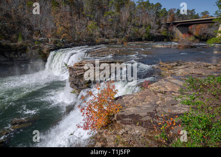 Little River Falls en Alabama Foto de stock