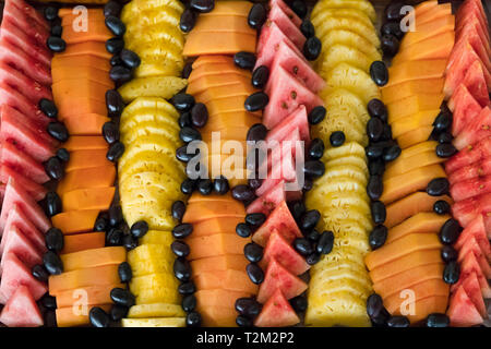 Alimentos frutas continental Foto de stock