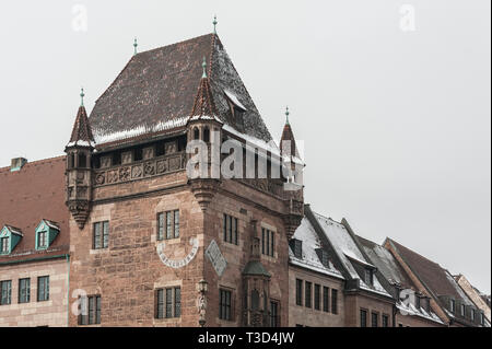 Nassauer Casa en la ciudad de Nuremberg - Alemania Foto de stock