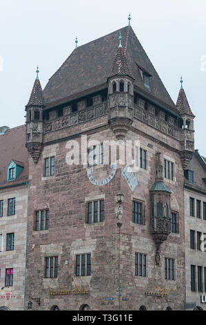 Nassauer Casa en la ciudad de Nuremberg - Alemania Foto de stock