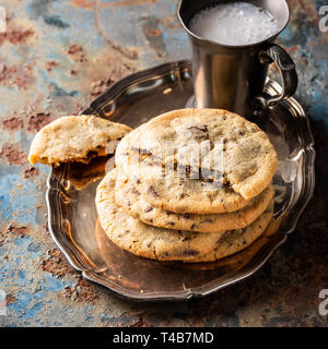 Las galletas con trocitos de chocolate
